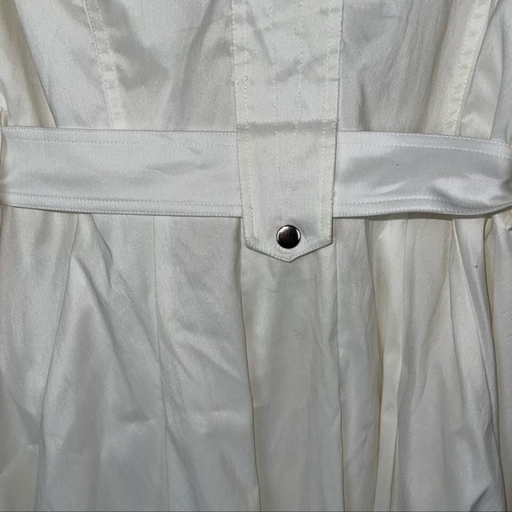 Samuel Dong White Long Jacket In Great Used Condi… - image 8